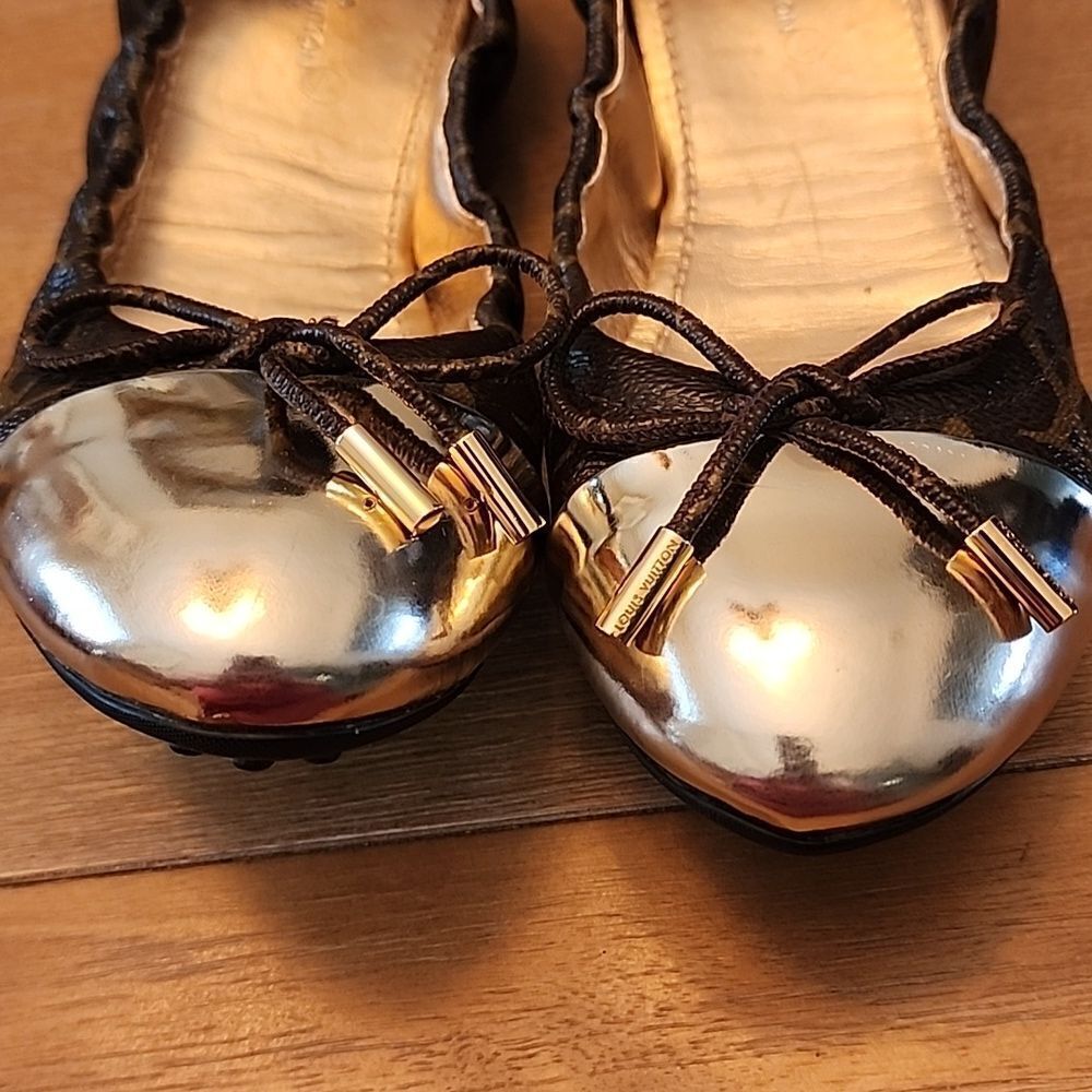 Authentic Louis Vuitton Flirty Ballerina Flats shoes Size 36 - Picture 3 of 7